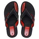 Chinelo Rider Sprint - Masculino PRETO/VERMELHO