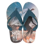 Chinelo Mormaii Tropical Graphics - Masculino PRETO/AZUL