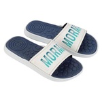 Chinelo Slide Mormaii Quiver Pro - Masculino BRANCO/AZUL