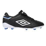 Chuteira de Campo Umbro Speciali III Pro - Adulto PRETO/AZUL