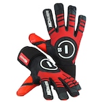 Luvas de Goleiro Campo e Society N1 Scorpius Profissional - Adulto VERMELHO