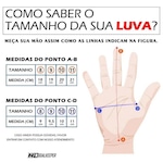 Luva de Goleiro Campo e Society N1 Ares Profissional - Adulto VERMELHO