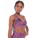 Top Fitness Vestem Carmen Tie Dye - Feminino ESTAMPADO