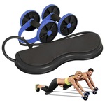 Roda Abdominal Gold Sports Revoflex Extreme com Elástico Az AZUL