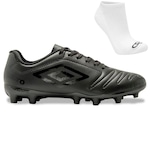 Chuteira de Campo Umbro Class + Par de Meias - Adulto PRETO