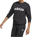 Blusão de Moletom adidas Lin Fif Swt /23 - Feminino PRETO/BRANCO