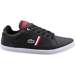 Tênis Lacoste Europa Brz - Masculino PRETO/BRANCO