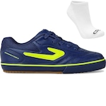 Chuteira Futsal Topper Dominator 3 - Infantil AZUL ESC/VERDE