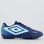 Chuteira Society Umbro Frame - Adulto AZUL ESCURO