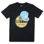 Camiseta New Era 59Fifty Sticker - Infantil PRETO