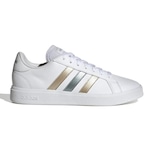 Tênis adidas Grand Court Base 2.0 - Feminino BRANCO/VERDE