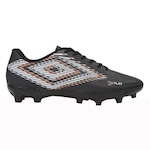 Chuteira de Campo Umbro Play - Adulto PRETO/LARANJA