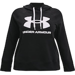 Blusão de Moletom Under Armour Plus Size Rival Fleece - Feminino PRETO