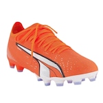 Chuteira de Campo Puma Ultra Match FG/AG - Adulto LARANJA