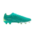 Chuteira de Campo Puma Ultra Match FG/AG - Adulto VERDE/BRANCO