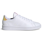 Tênis adidas Advantage Base - Feminino BRANCO/AMARELO