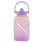 Garrafa Squeeze Gold Sports Cubo Emborrachada - 1Litro ROXO