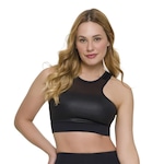 Top Fitness Selene com Recorte Cirre e Bojo - Feminino PRETO