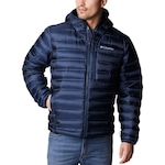 Jaqueta com Capuz Columbia Pebble Peak Down Hooded - Masculina AZUL ESCURO