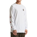 Camiseta Volcom Iconic Manga Longa - Masculina BRANCO