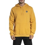 Blusão de Moletom com Capuz Quiksilver Transfer Round - Masculino AMARELO