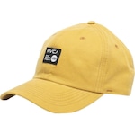 BONÉ ABA CURVA RVCA ANP DAILY CLASPBACK - STRAPBACK - ADULTO AMARELO