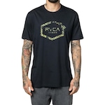 Camiseta RVCA Hawaiian Hex - Masculina PRETO