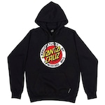 Blusão de Moletom com Capuz Santa Cruz Mfg Dot Front - Masculino PRETO