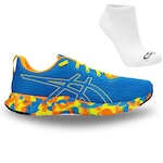 Tênis Asics Versablest 2 Se Noosa + Meias - Masculino Azul/Amarelo