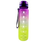 Garrafa Squeeze Gold Sports All Day Siliconada com Peneira - 1Litro ROXO