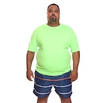 Camisa Térmica Dellas Fit Dry Fit Plus Size com Proteção Solar Uv - Masculina VERDE