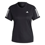 Camiseta adidas Own The Run - Feminina PRETO