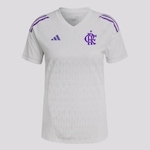 Camisa do Flamengo Goleiro I 2023 adidas - Masculina BRANCO