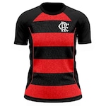 Camisa do Flamengo Metaverse Braziline - Feminina Vermelho/Preto