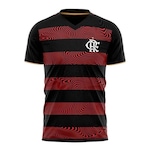 Camisa do Flamengo Brains Braziline - Masculina Vermelho/Preto