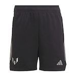 Bermuda adidas Treino Messi - Infantil PRETO