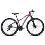 Bicicleta Aro 29 Drais Chillout - Freio a Disco - Câmbio Shimano - 21v - Adulto ROSA/ROXO