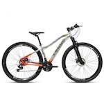 Bicicleta Aro 29 Drais Chillout - Freio a Disco - Câmbio Shimano - 21v - Adulto PRATA/LARANJA