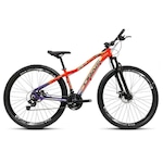 Bicicleta Aro 29 Drais Chillout - Freio a Disco - Câmbio Shimano - 21v - Adulto LARANJA/ROXO