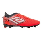 Chuteira de Campo Umbro Tocco II Club - Adulto LARANJA/PRETO