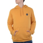 Blusão de Moletom com Capuz Quiksilver Transfer Round - Masculino AMARELO