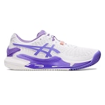 Tênis ASICS Gel-Resolution 9 Clay - Feminino BRANCO/ROXO