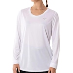 Camiseta Mizuno Manga Longa Energy - Feminina BRANCO