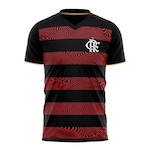 Camiseta do Flamengo Braziline Brains - Masculina PRETO/VERMELHO