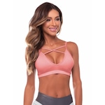 Top Fitness com Bojo Vestem Shine - Feminino ROSA