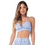 Top Fitness com Bojo Vestem Amora - Feminino AZUL