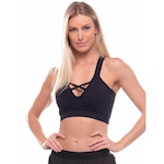 Top Fitness com Bojo Vestem Exotic - Feminino PRETO