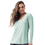 Camiseta Vestem Manga Longa Dry Fit Janice - Feminina VERDE