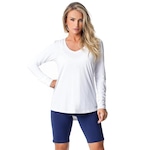 Camiseta Vestem Manga Longa Dry Fit Janice - Feminina BRANCO