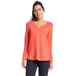 Camiseta Vestem Manga Longa Dry Fit Janice - Feminina LARANJA